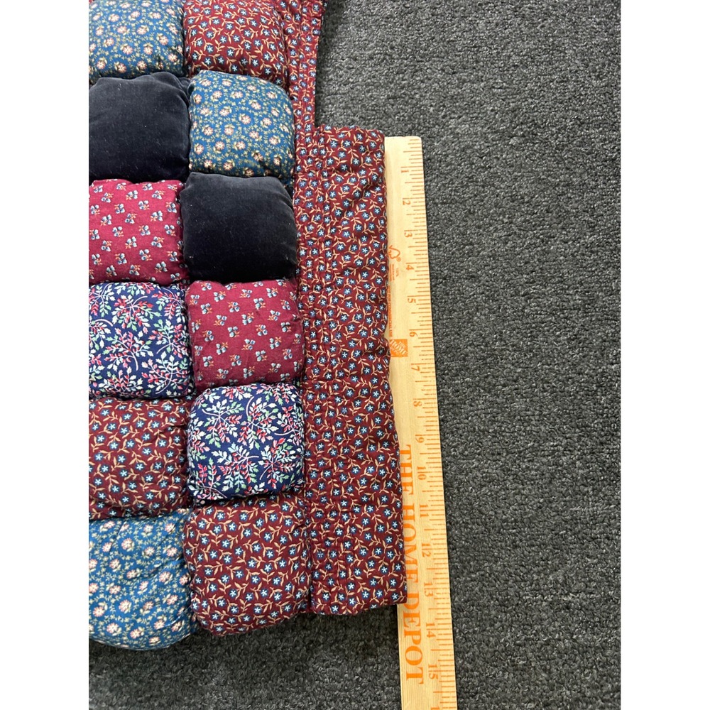 Vicki Lynn Bardon Suttles And Seawinds Quilt Vest Red Womens Medium Patchwork - Picture 2 of 6